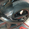 Kawasaki ZH2 Carbon Schutzblech Kotflügel Garde Boue Hugger Chain Guard Kettenschutz Guide 2